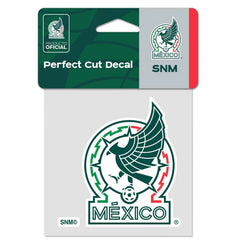 WinCraft Mexican National Soccer Perfect Cut Color Decal 4 x 4 Green