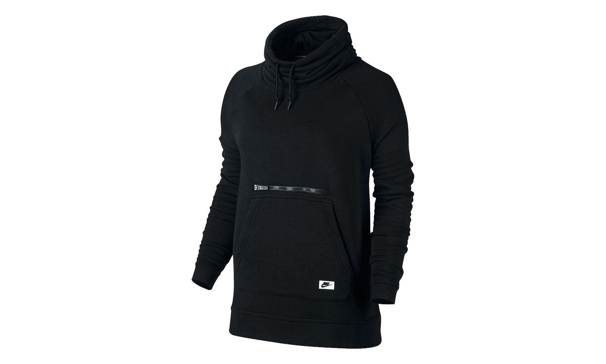 Sportswear Modern Funnel Neck Sweatshirt WMNS"Black" 803599 010