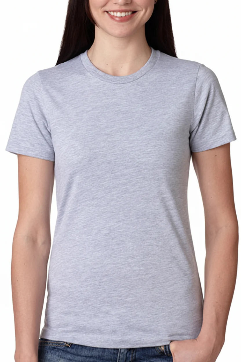 Next Level Womens Ideal T Shirt Heather Grey