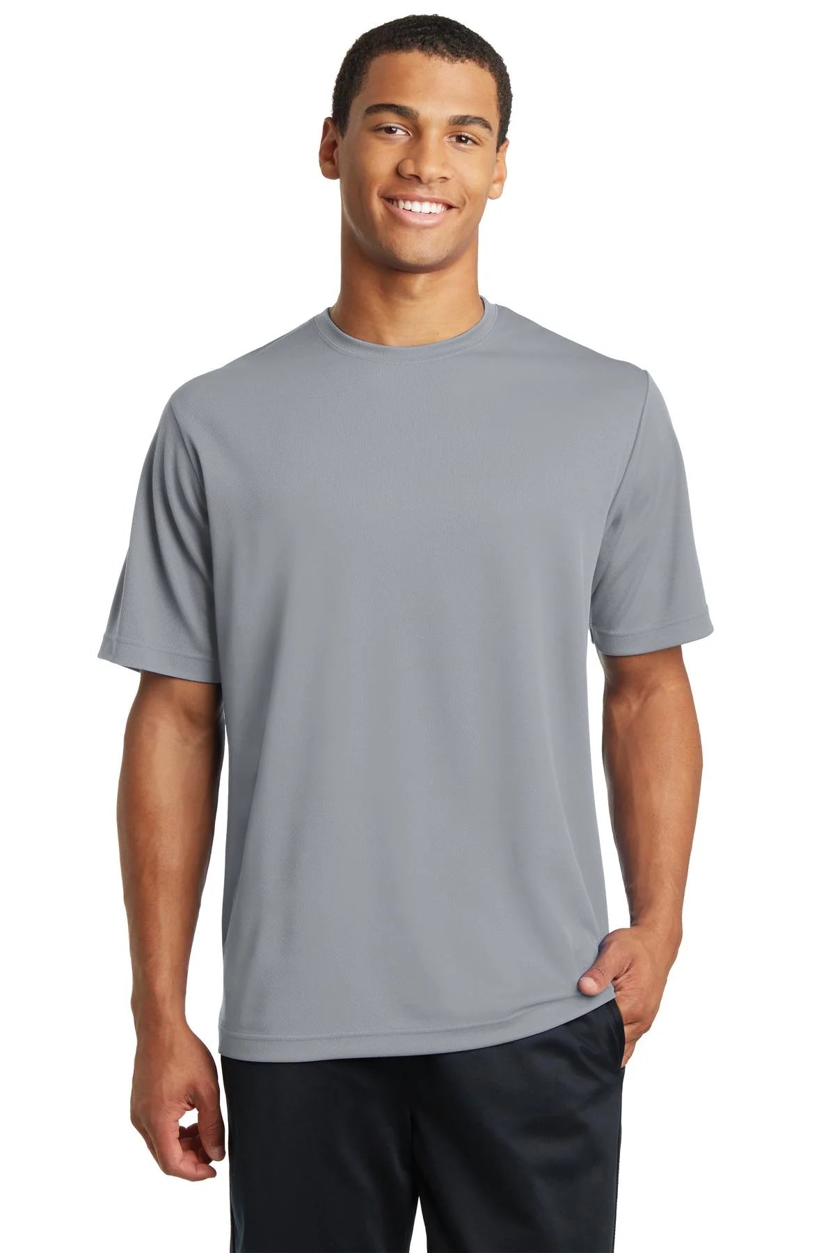 Sport Tek PosiCharge RacerMesh Tee ST340 Silver