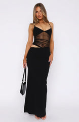 Luna | Blush Maxi Dress
