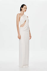 Misha Solstice Cupro Maxi Dress - Ivory