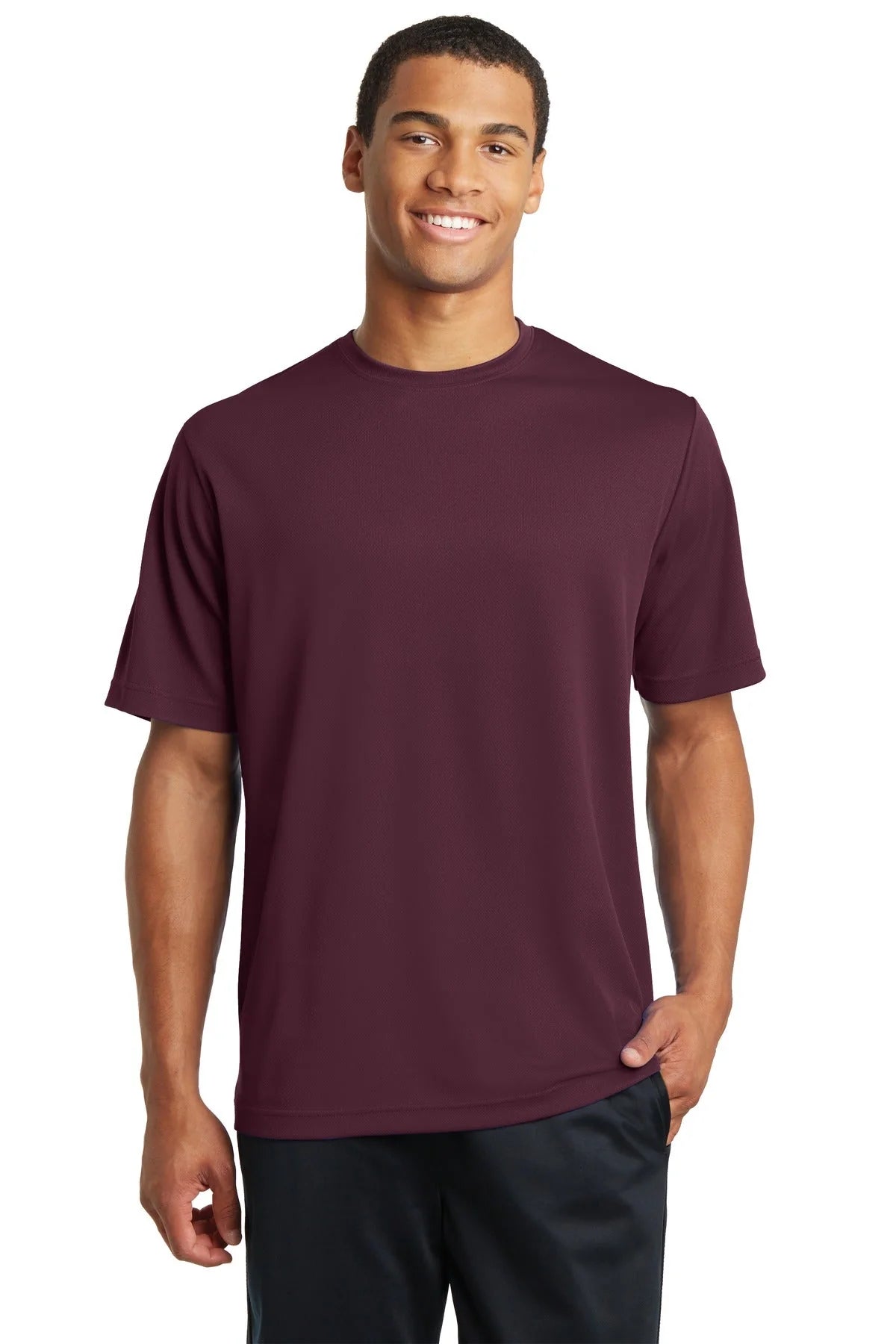 Sport Tek PosiCharge RacerMesh Tee ST340 Maroon