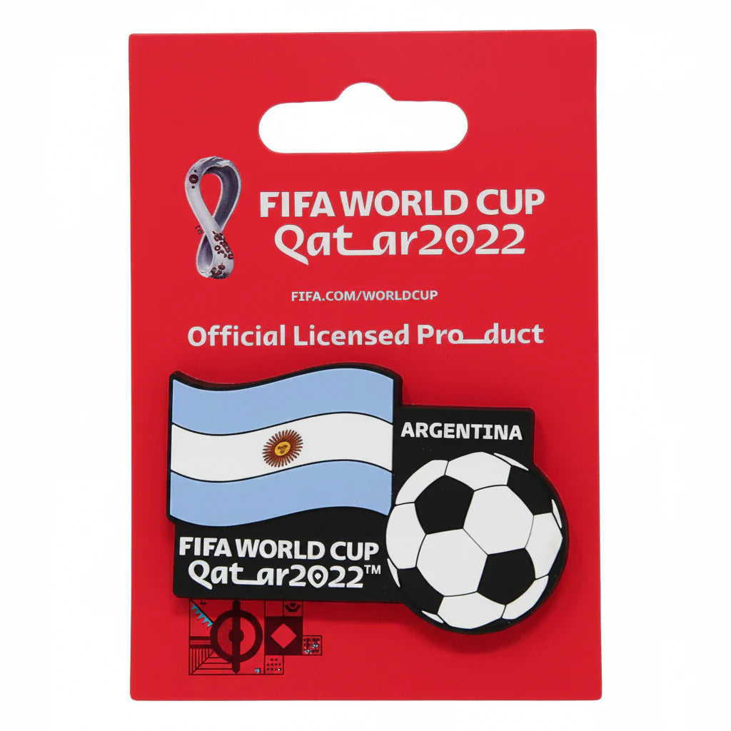 World Cup Qatar 2022 Country Flag Magnet Argentina