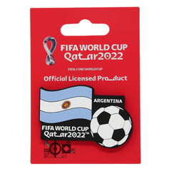 World Cup Qatar 2022 Country Flag Magnet Argentina