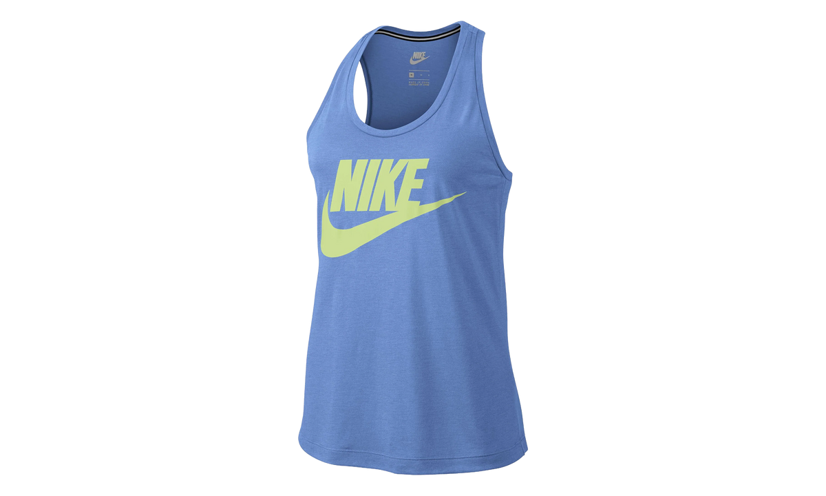 NSW Essential Tank Top WMNS"Aluminum/ Barely Volt" 831731 450