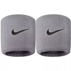 Nike Swoosh Wristbands Silver