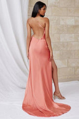 Augustina Dress - Salmon