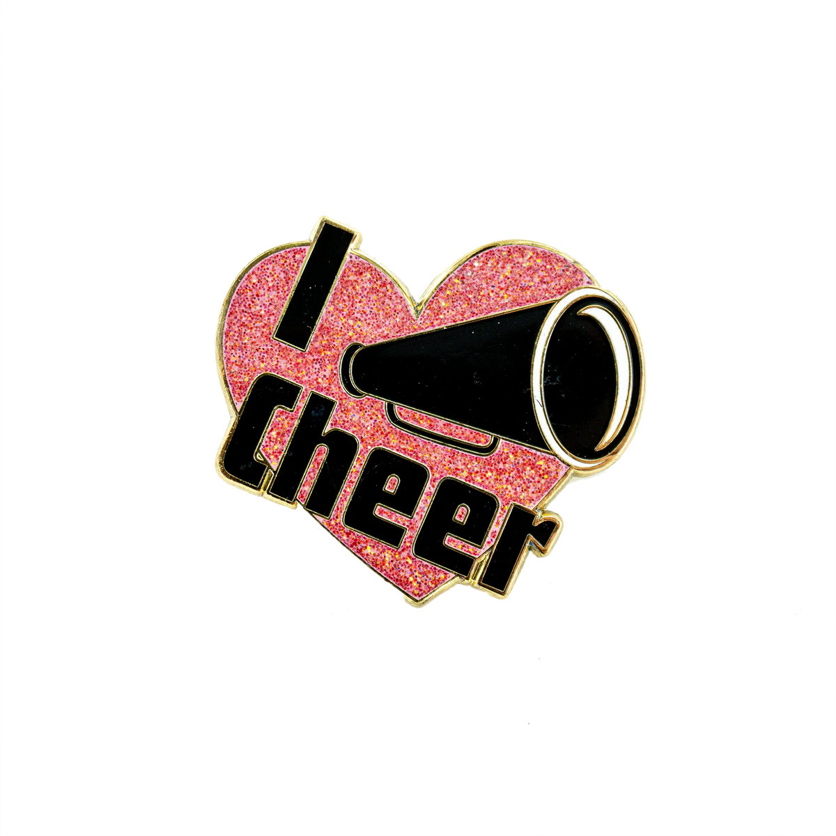 I Cheer Heart Pin