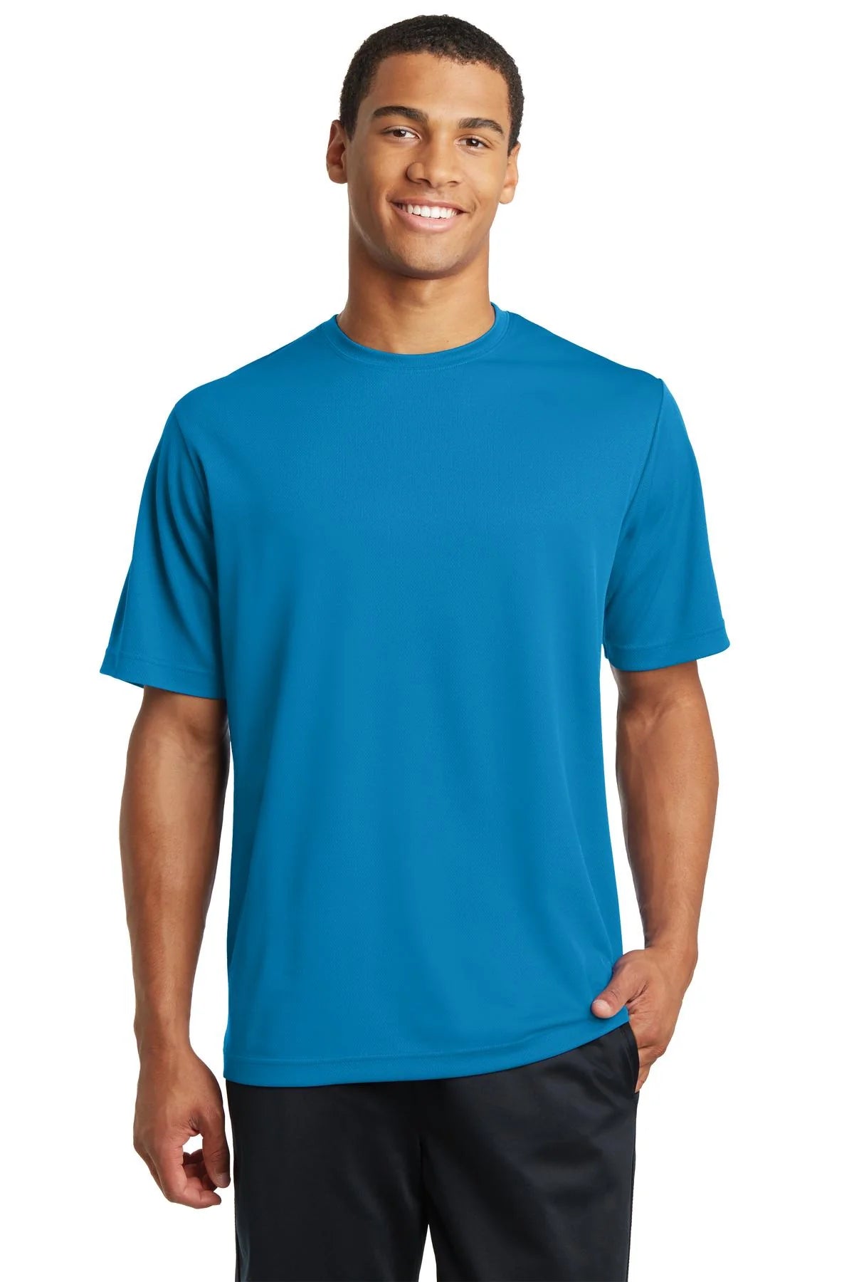 Sport Tek PosiCharge RacerMesh Tee ST340 Pond Blue