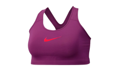 Swoosh Medium‑Support Non‑Padded Sports Bra WMNS"White Black (Plus Size)" BQ0973 564