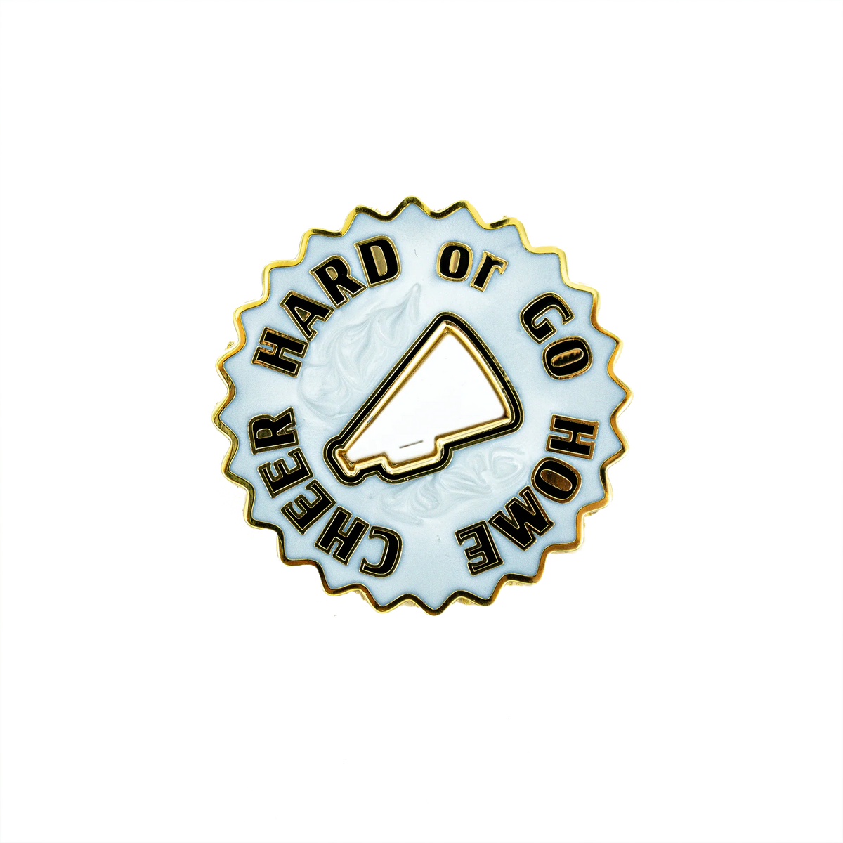Cheer Hard Or Go Home Pin