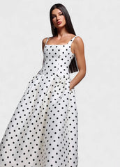 Livette - Polka Dot Midi Dress