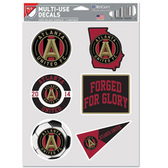 WinCraft Atlanta United Multi Use 6 Fan Pack Black Red