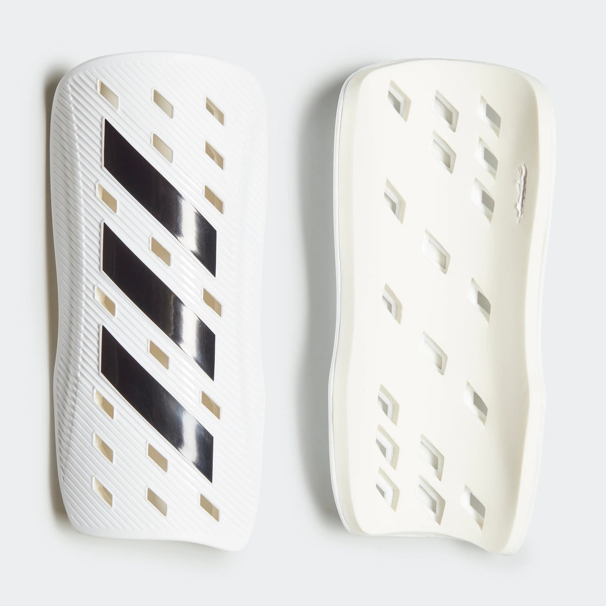 adidas Tiro Club Soccer Shin Guards White Black