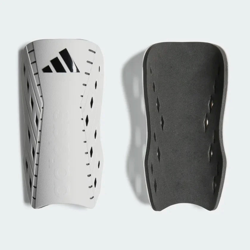 adidas Tiro Club Soccer Shin Guards White Black