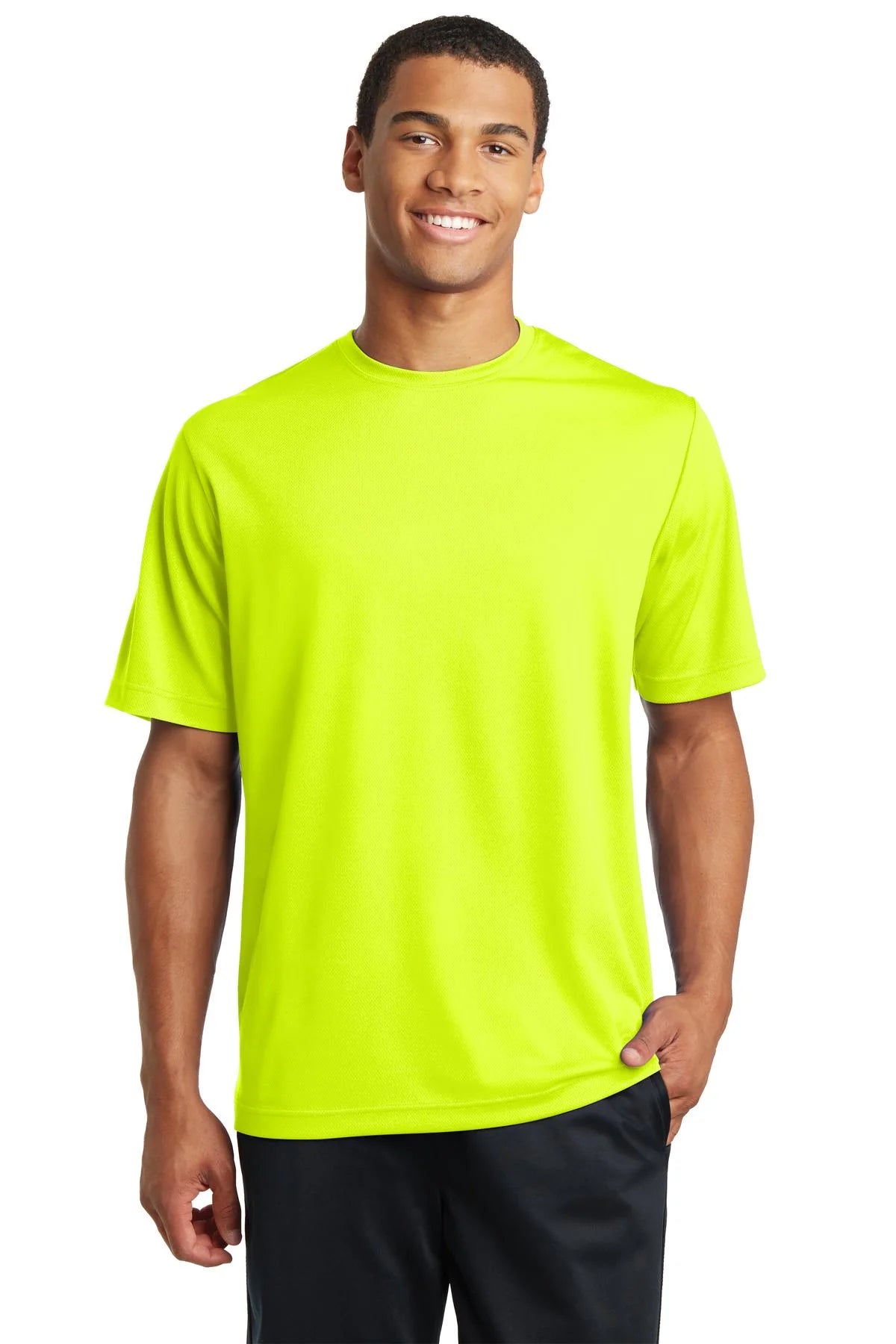 Sport Tek PosiCharge RacerMesh Tee ST340 Neon Yellow
