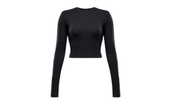 Sportswear Chill Knit Slim LS Cropped Top WMNS"Black" HF5322 010