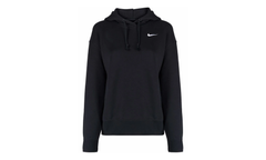 Sportswear Fleece Oversized Fit Hoodie WMNS"Black/ White" CZ2590 010
