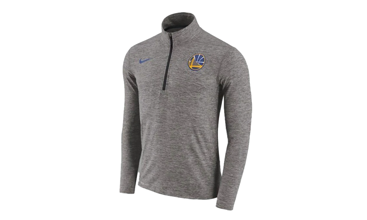 NBA Golden State Warriors 1/2 Zip Long Sleeve Pullover WMNS"Gray" 864324 021
