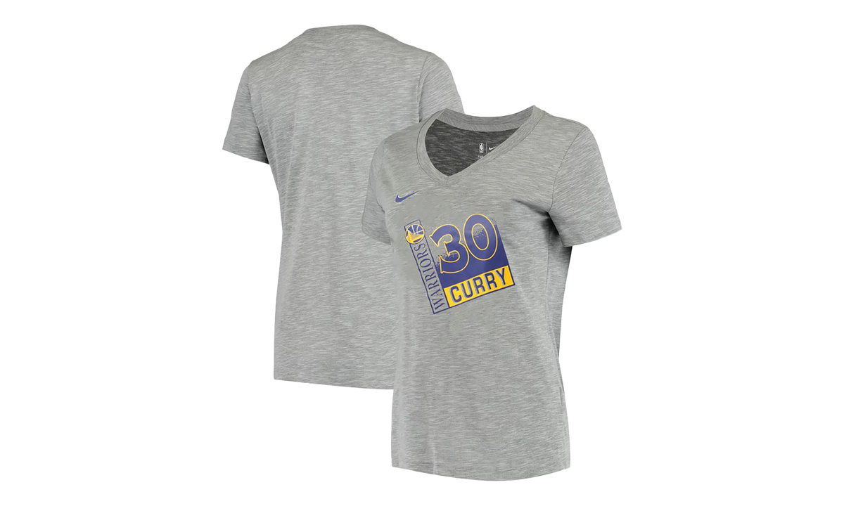 NBA GSW ESteph Curry V Neck T-Shirt WMNS"Gray" AQ5978 064