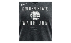 NBA Golden State Warriors V Neck T-Shirt WMNS"Black" 934331 010