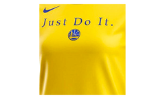 NBA Golden State Warriors Just Do It T-Shirt WMNS"Yellow" AQ6037 728