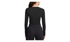 Sportswear Chill Knit Slim LS Cropped Top WMNS"Black" HF5322 010