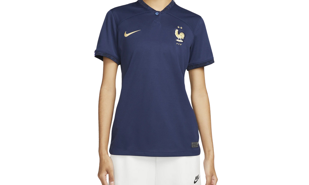 Fff 22/23 Stadium HomeDri-fit Soccer Jersey WMNS"Midnight Navy/Midnight Navy/Midnight Navy/Metallic" DN0764 410