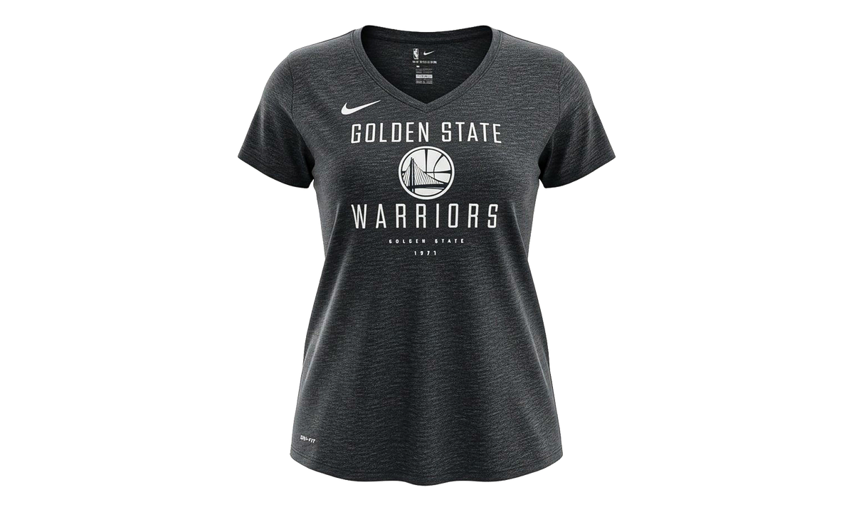 NBA Golden State Warriors V Neck T-Shirt WMNS"Black" 934331 010
